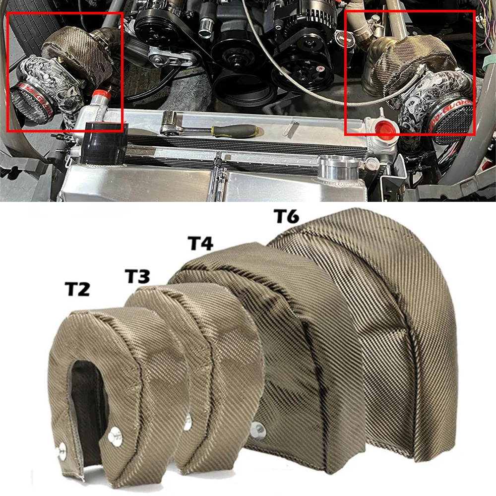 Turbo Heat Shield Blanket Titanium T3 T4 - Couverture de protection thermique pour turbocompresseur