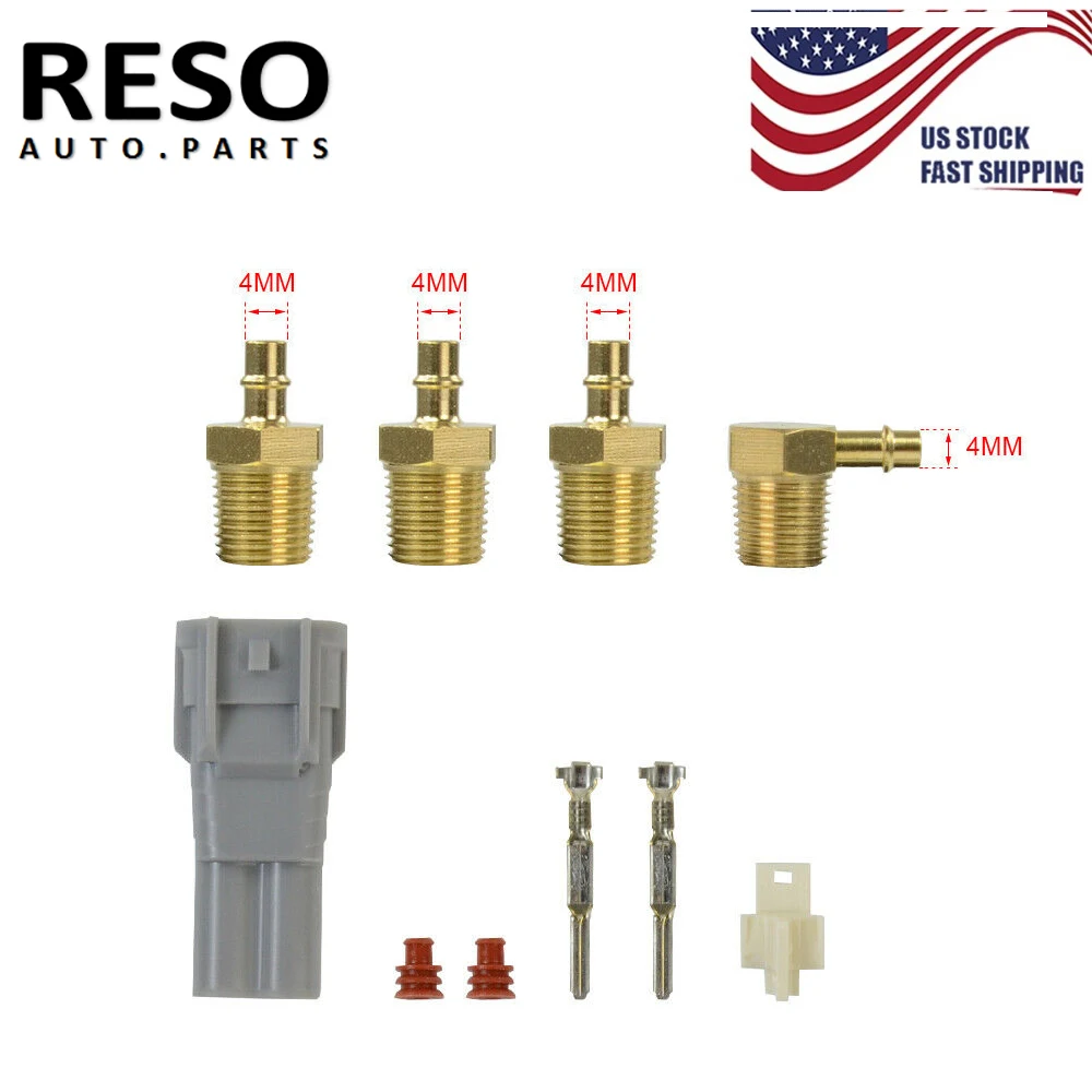 Electronic Boost Control Solenoid Valve 3 Port - Connecteurs RESO pour Kit d'électrovanne de