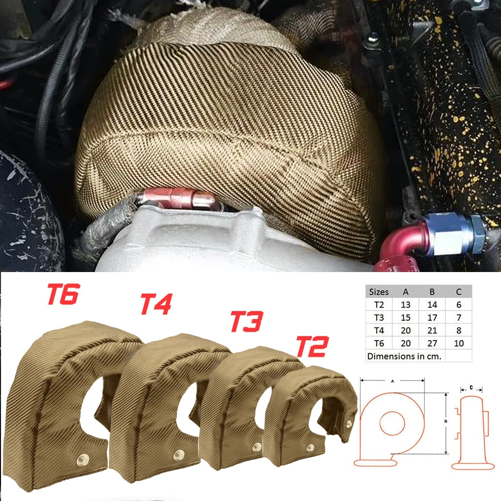 Turbo Heat Shield Blanket Titanium T3 T4 - Couverture turbo en titane, pare-chaleur, chargeur