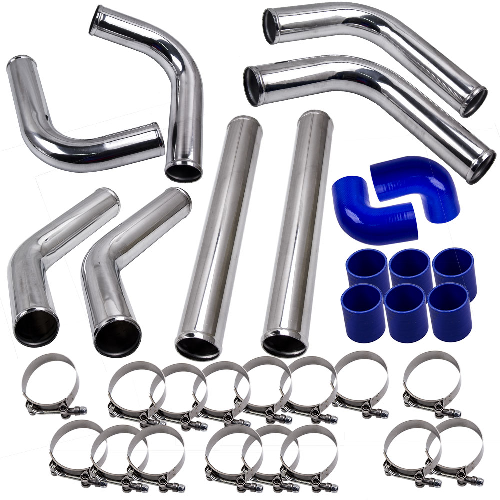 Intercooler Piping Kit Aluminum 2.5 Inch - Kit de tuyauterie d'intercooler turbo universel