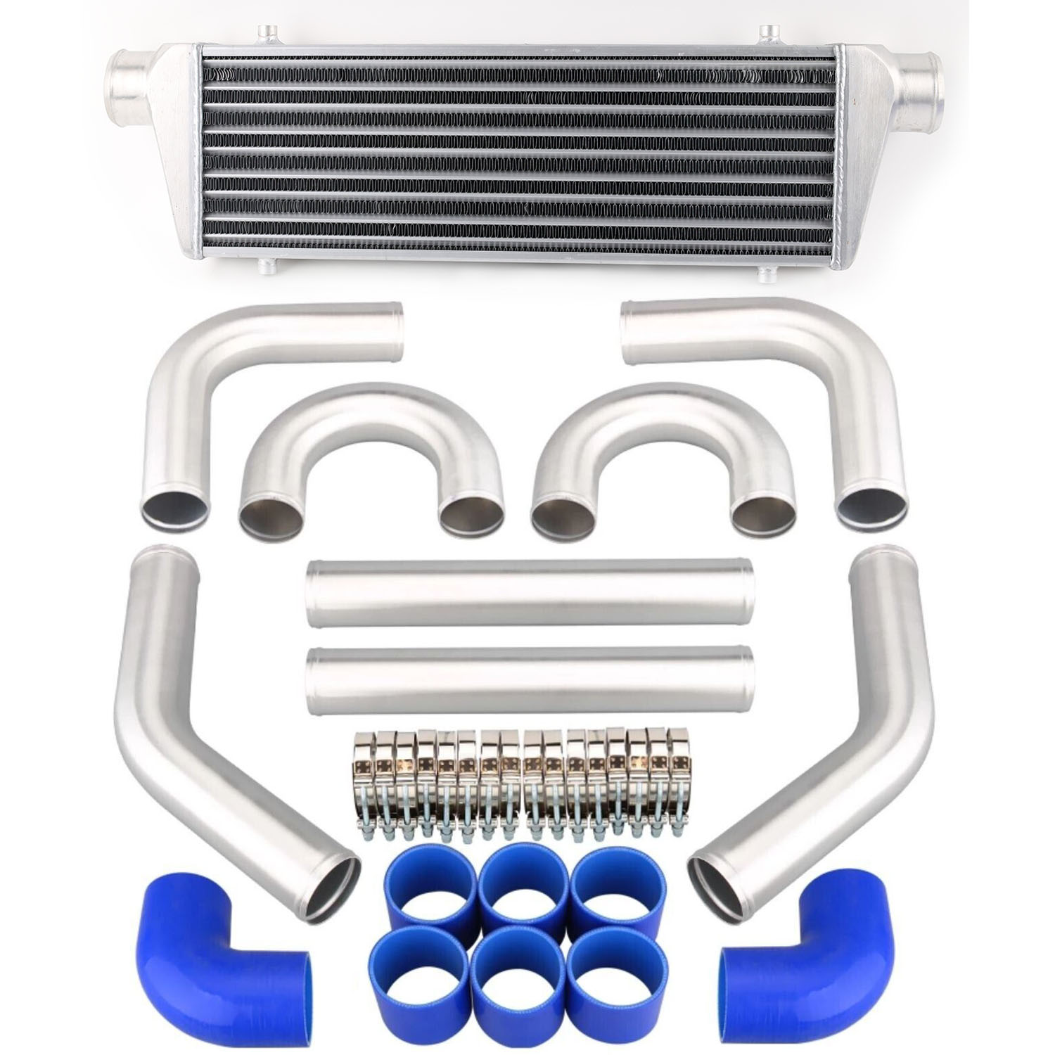 Intercooler Piping Kit Aluminum 2.5 Inch - Kit d'intercooler turbo universel haute performance