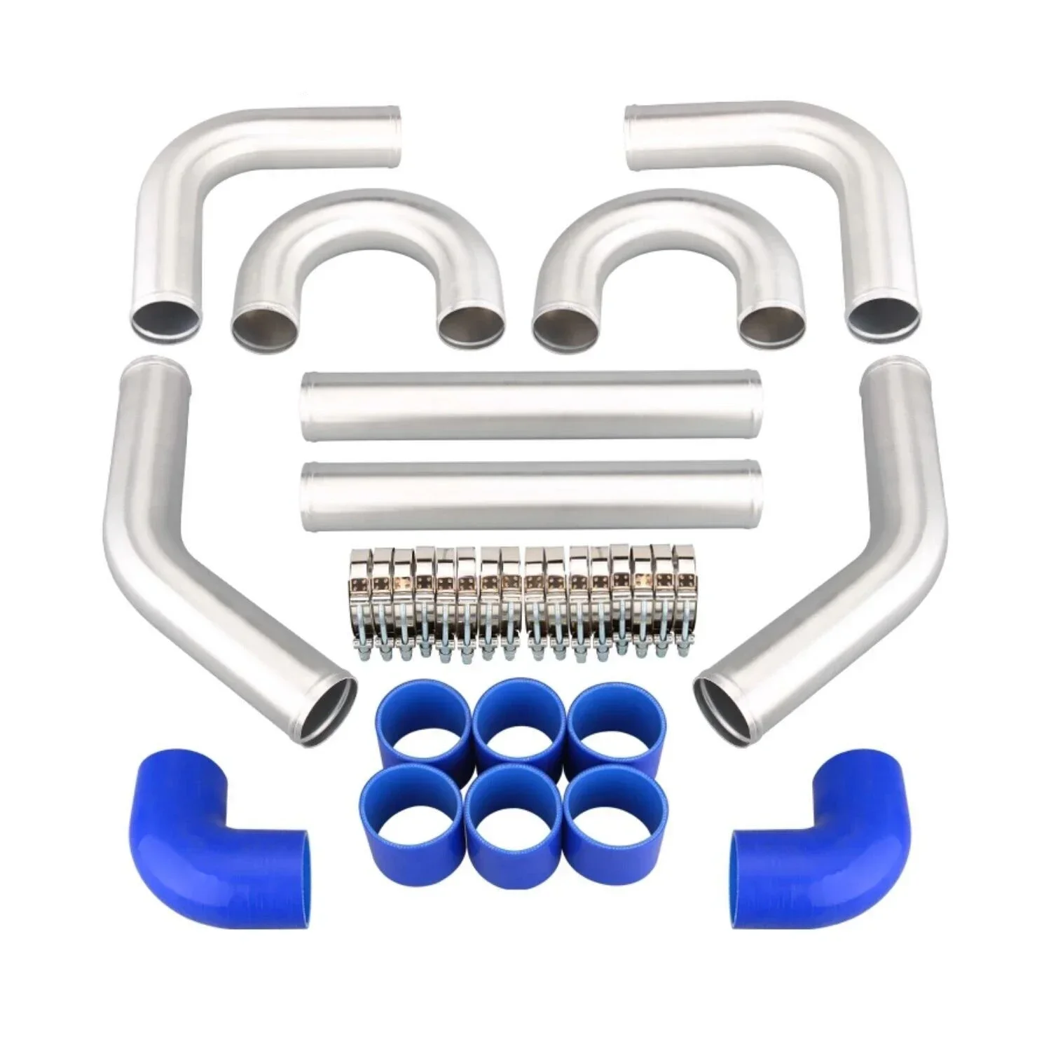 Intercooler Piping Kit Aluminum 2.5 Inch - Kit de tuyaux de refroidissement en