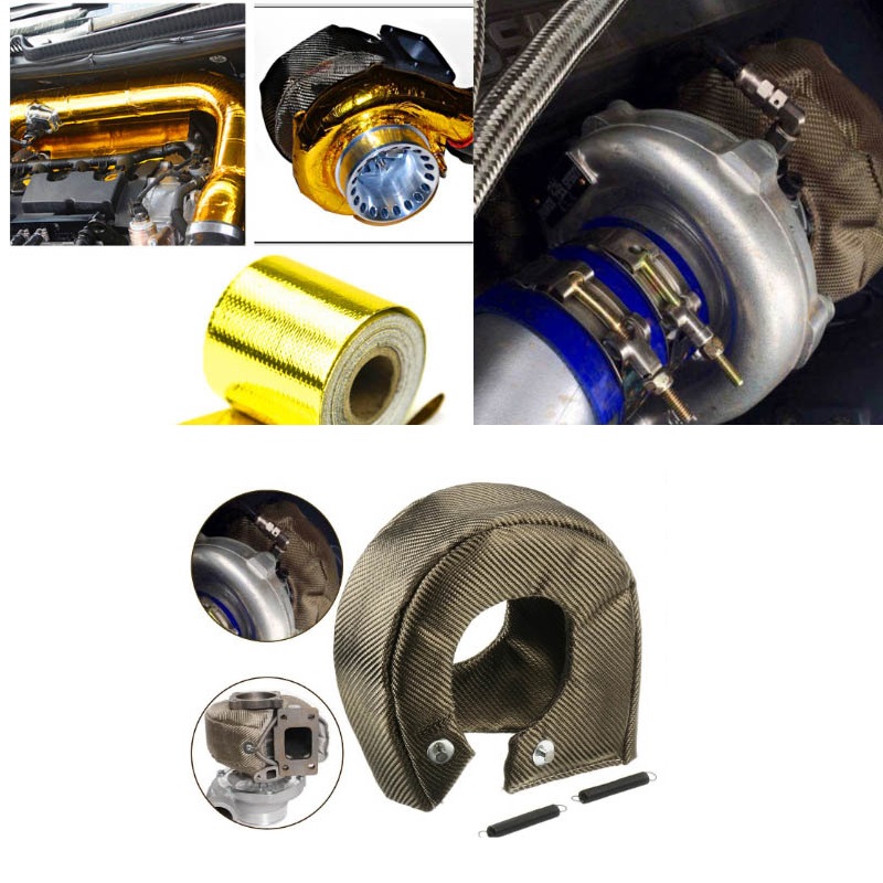 Turbo Heat Shield Blanket Titanium T3 T4 - Bouclier thermique pour turbo T25 T3