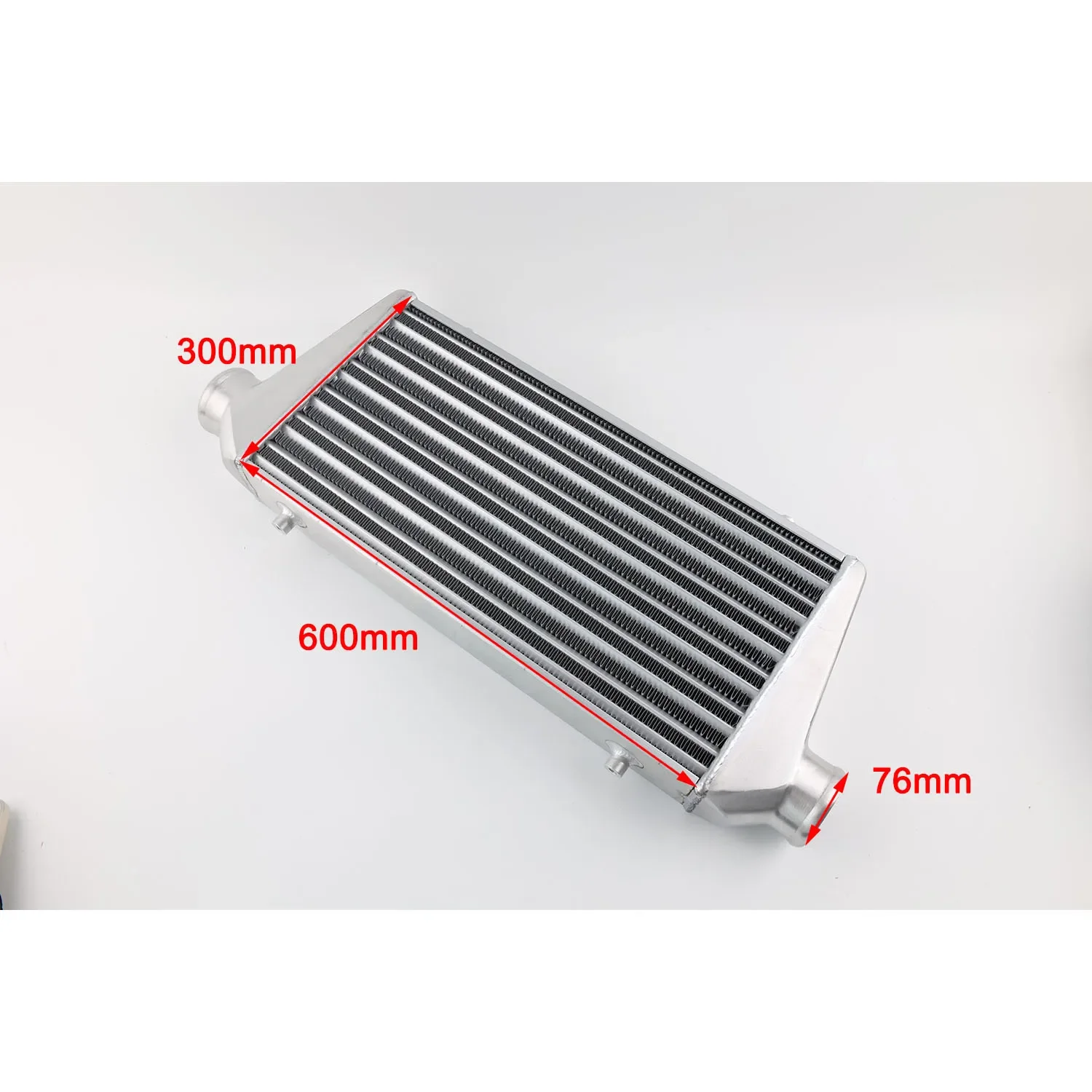 Front Mount Intercooler Universal Bar Plate - OD = 76mm 600x300x100mm barre et