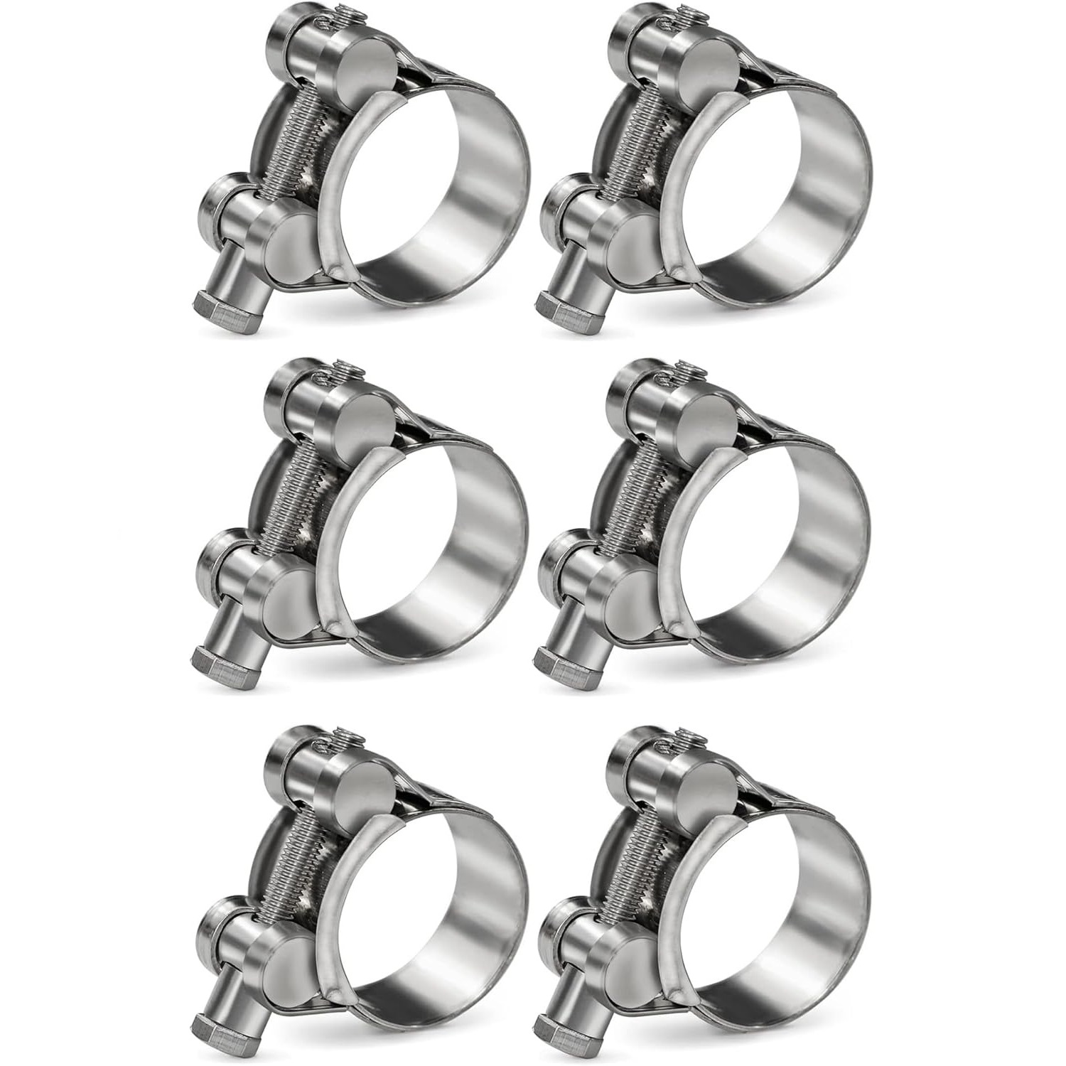 T-Bolt Hose Clamps Stainless Steel Turbo - Collier de serrage de tuyau en