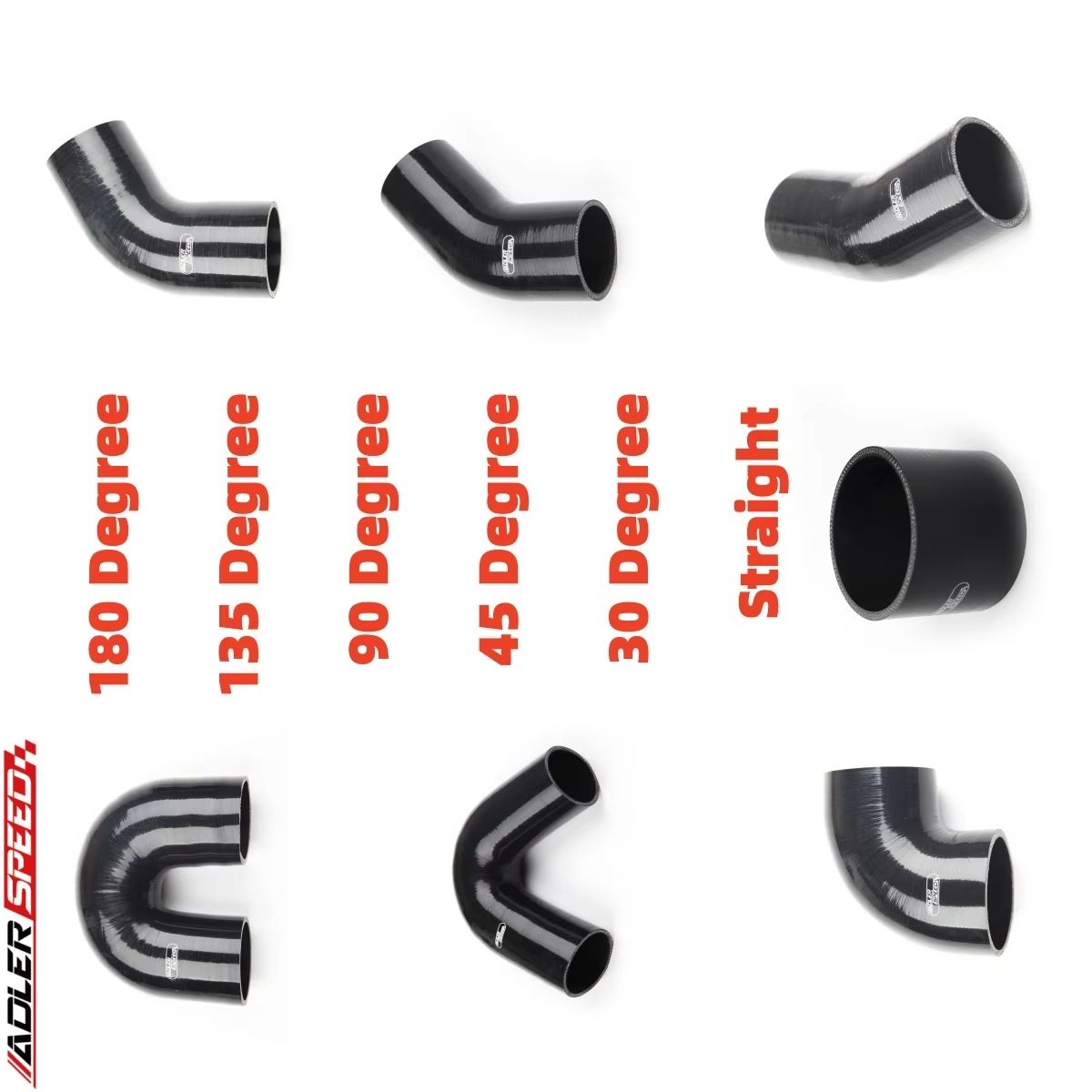 Turbo Silicone Coupler Hose Reducer 4 Ply - Raccord de tuyau universel en silicone