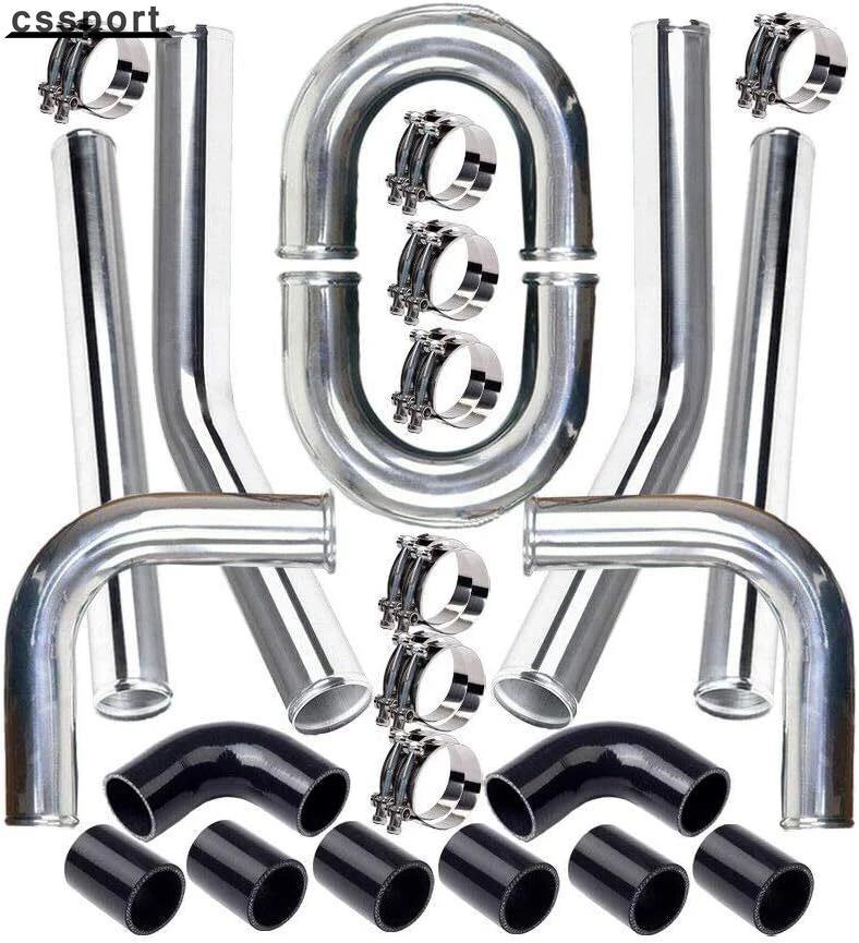 Kit de tuyauterie d'intercoole - Intercooler Piping Kit Aluminum 2.5 Inch avis et prix