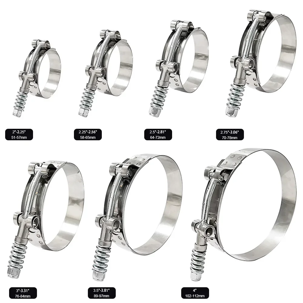 Collier de serrage universel e - T-Bolt Hose Clamps Stainless Steel Turbo avis et prix
