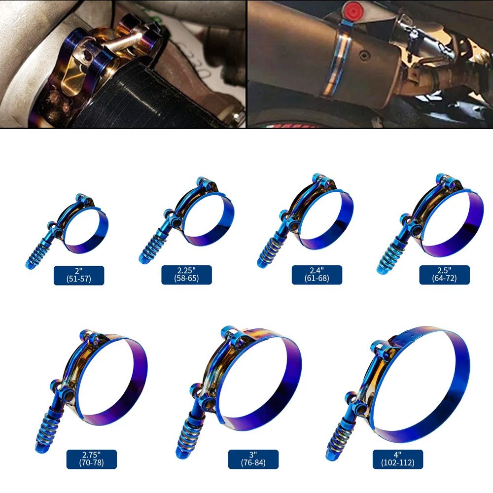 Collier de serrage universel e - T-Bolt Hose Clamps Stainless Steel Turbo avis et prix