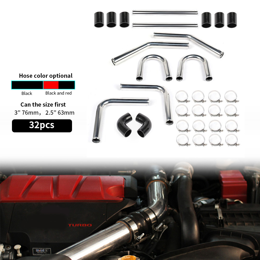 Kit de tuyauterie de refroidis - Intercooler Piping Kit Aluminum 2.5 Inch avis et prix