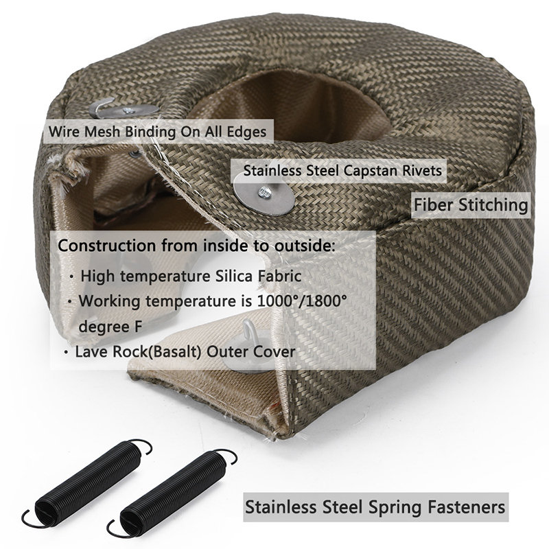 Bouclier thermique Turbo 100%  - Turbo Heat Shield Blanket Titanium T3 T4 avis et prix