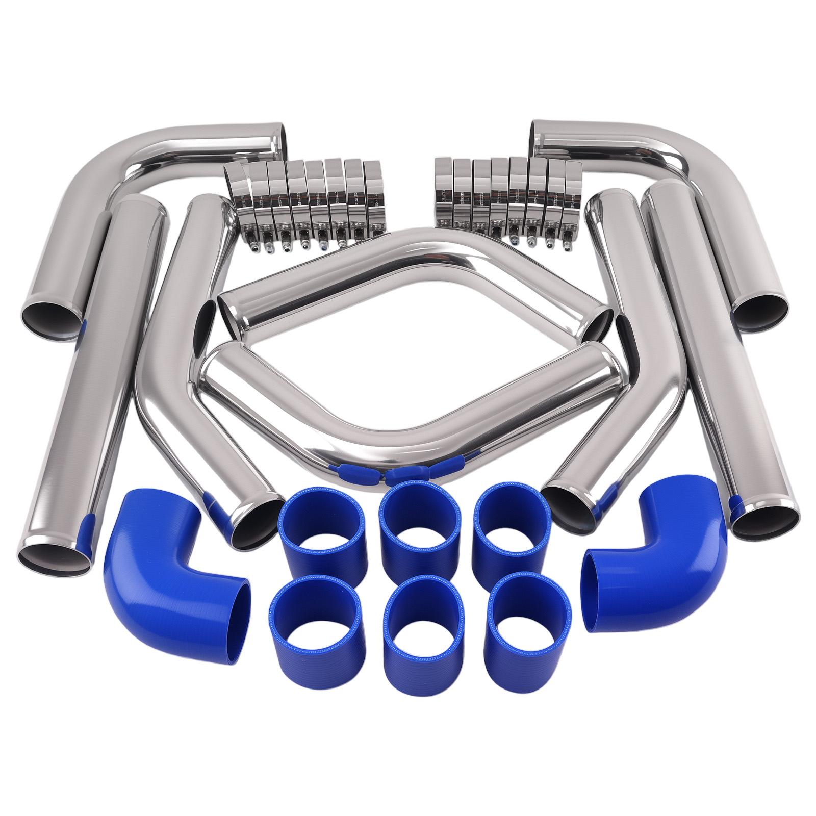 Kit de tuyauterie d'intercoole - Intercooler Piping Kit Aluminum 2.5 Inch avis et prix