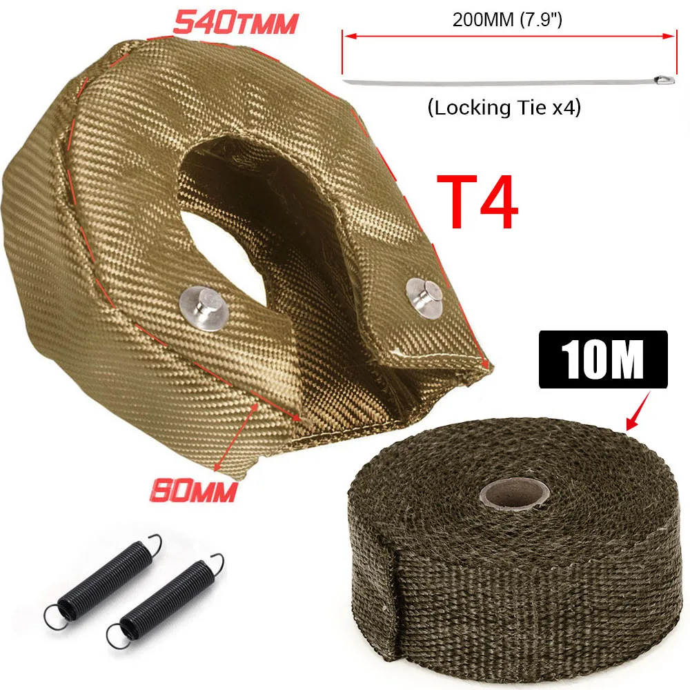 Couverture thermique en titane - Turbo Heat Shield Blanket Titanium T3 T4 avis et prix