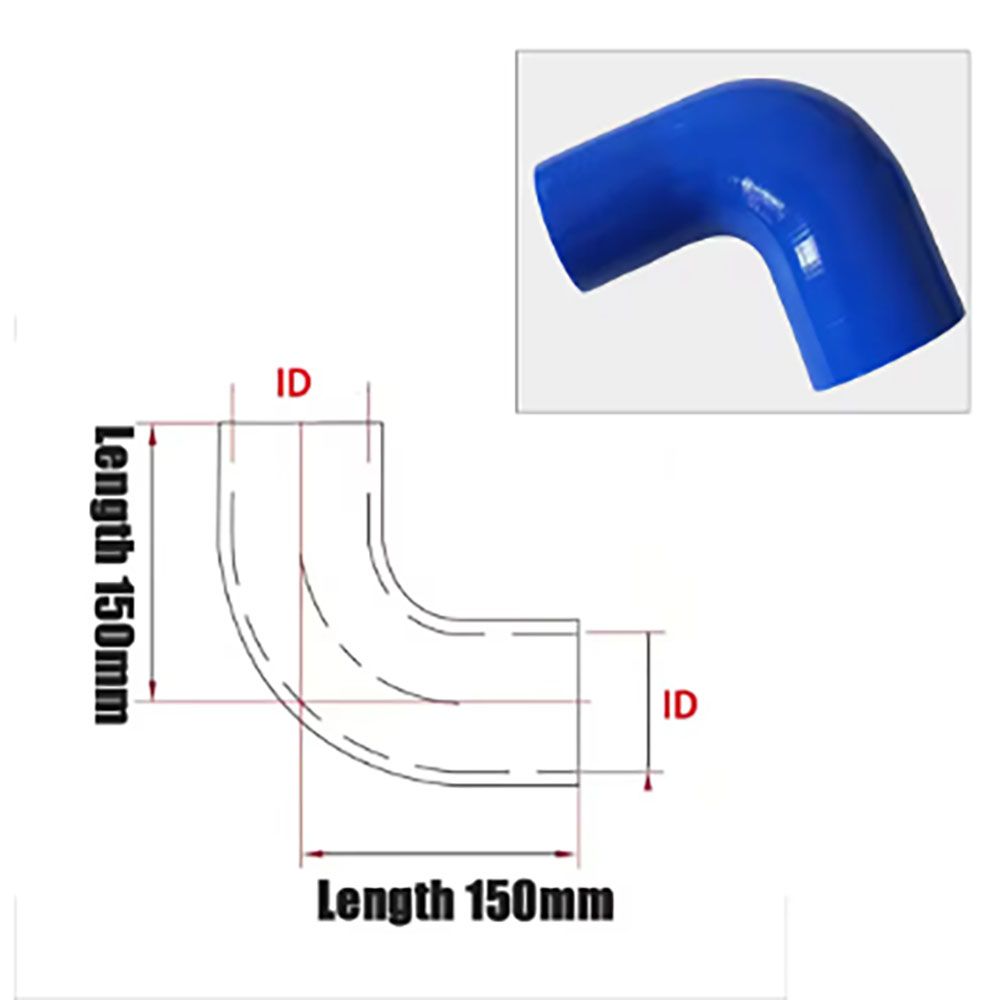 Raccord coudé en silicone 90 d - Turbo Silicone Coupler Hose Reducer 4 Ply avis et prix
